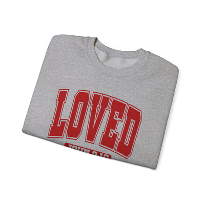 Loved John 3:16 Sweatshirt (GILDAN)