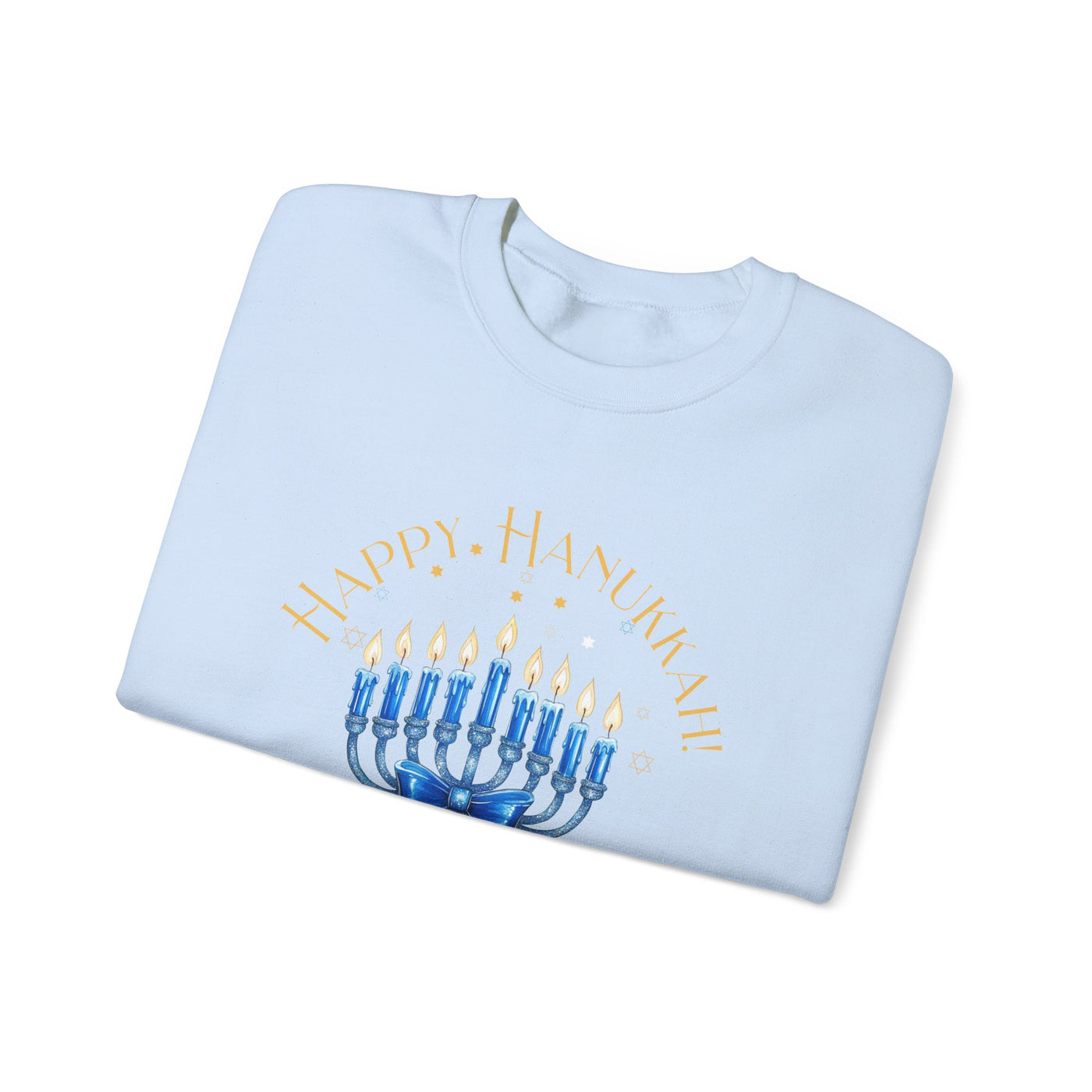 HAPPY HANUKKAH SWEATSHIRT (GILDAN)