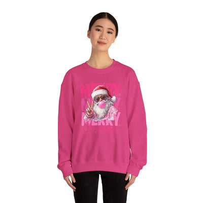 MERRY MERRY MERRY CHIRSTMAS SWEATSHIRT (GILDAN)