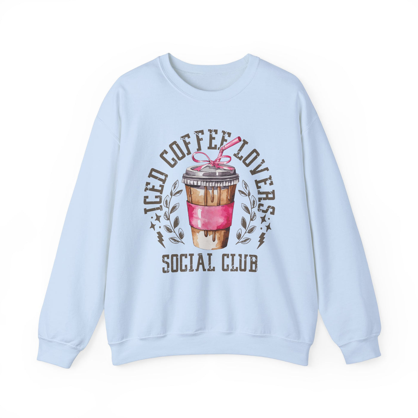 Iced Coffee Lovers Social Club Sweatshirt (GILDAN)