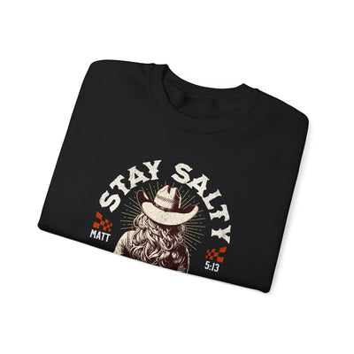 Stay Salty Cowgirl Sweatshirt (GILDAN)