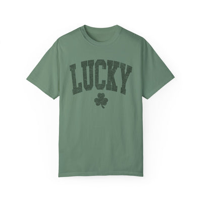 Lucky T-shirt - distressed (Comfort Colors)