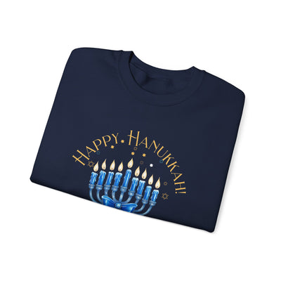 HAPPY HANUKKAH SWEATSHIRT (GILDAN)