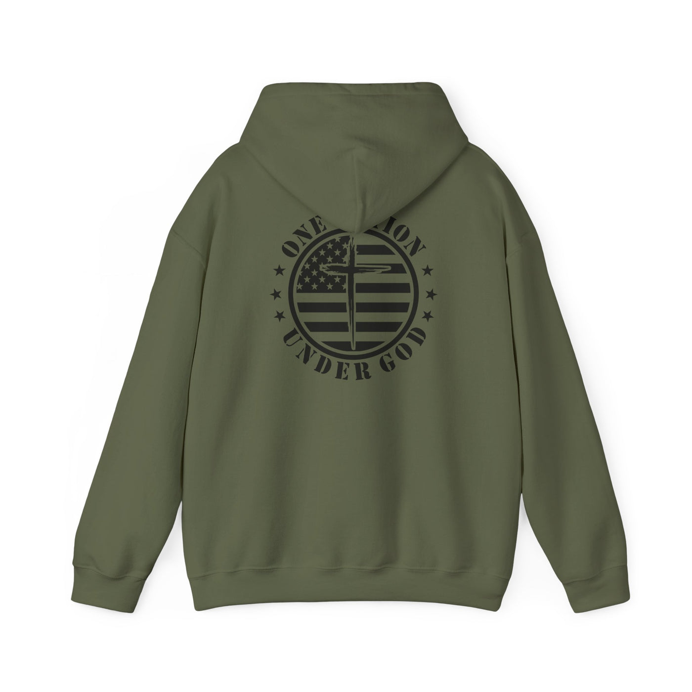 One Nation Under God Hoodie (Gildan)