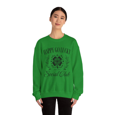 Happy Go Lucky Social Club Sweatshirt (GILDAN)