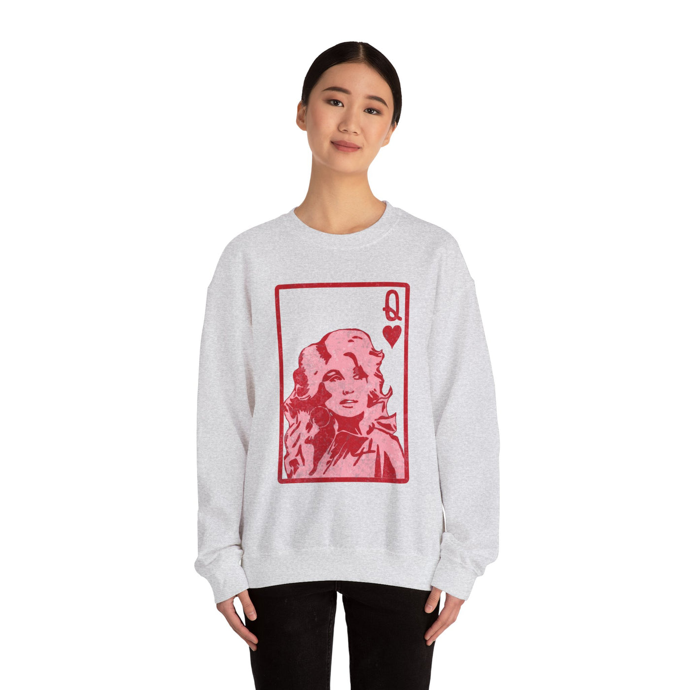 QUEEN OF HEARTS SWEATSHIRT (GILDAN)