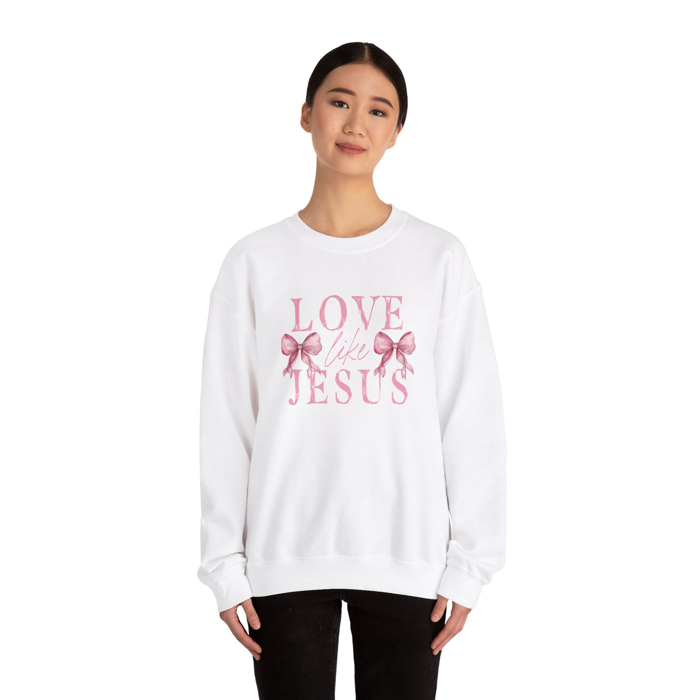 Love Like Jesus Graphic Sweatshirt 🎀💖 (GILDAN)