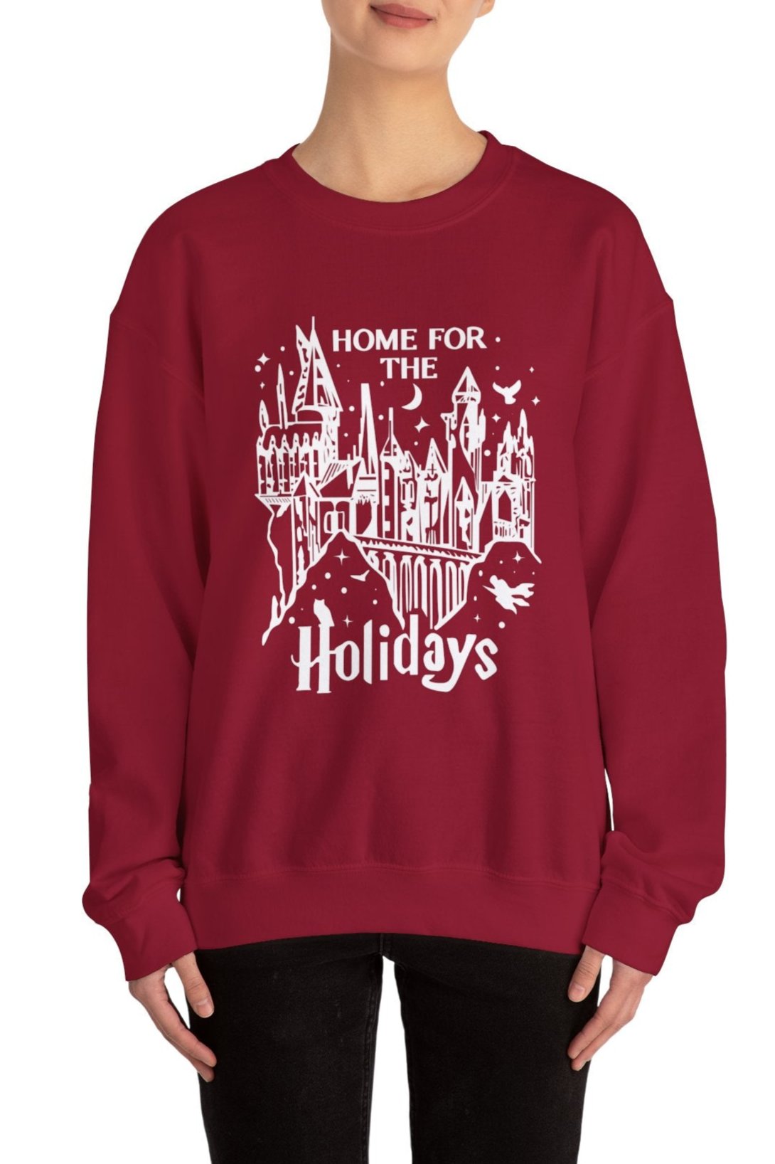 HOME FOR THE HOLIDAYS SWEATSHIRT (GILDAN)