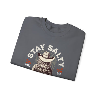 Stay Salty Cowgirl Sweatshirt (GILDAN)