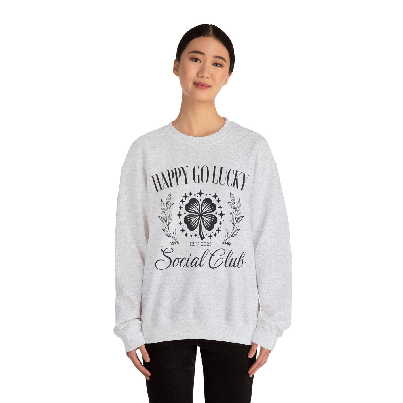 Happy Go Lucky Social Club Sweatshirt (GILDAN)