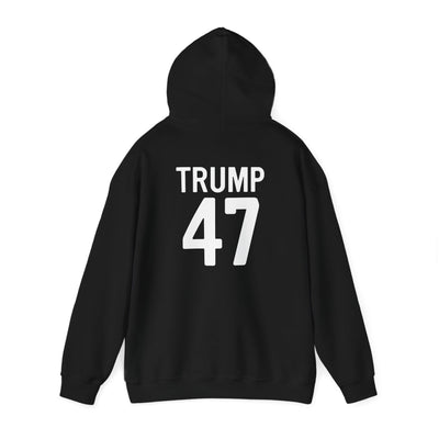 Trump 47 Hoodie 2 Sided Print (Gildan)