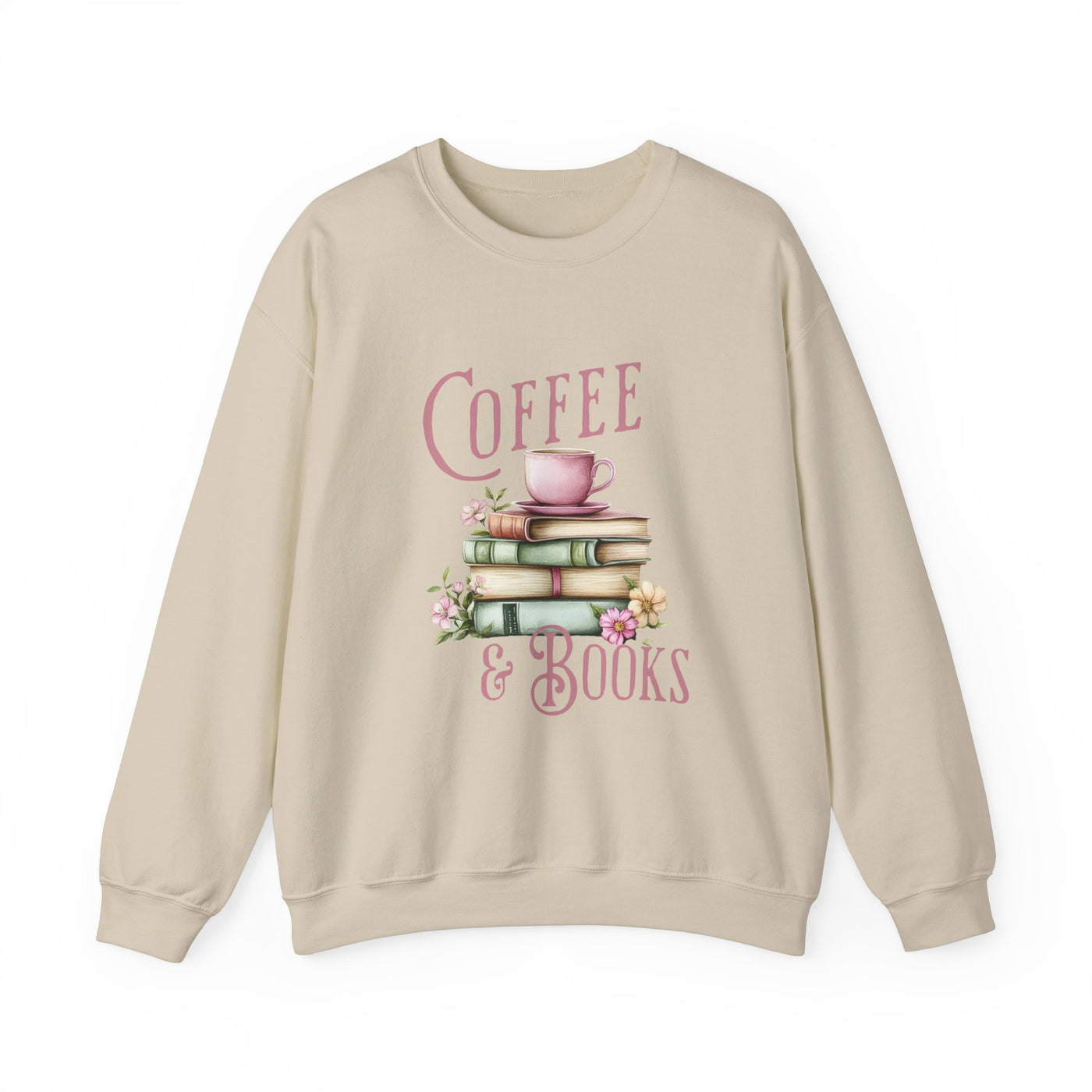 Coffee & Books Sweatshirt (GILDAN)