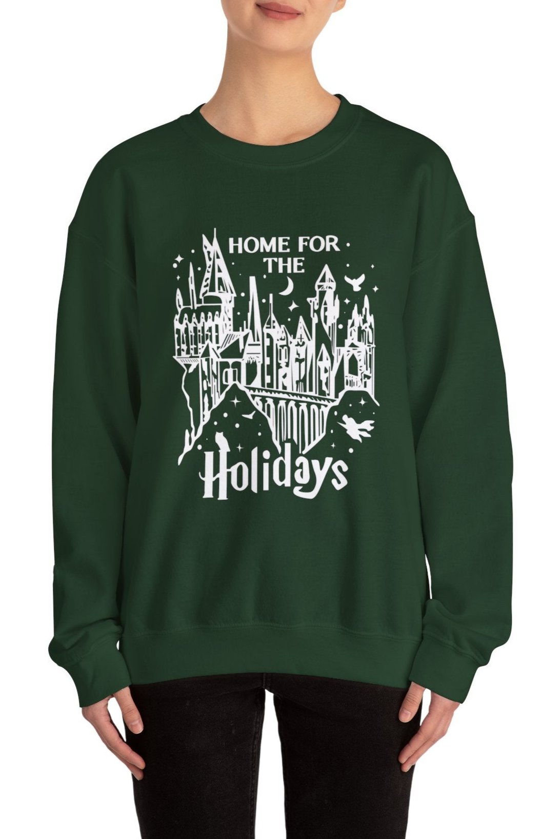 HOME FOR THE HOLIDAYS SWEATSHIRT (GILDAN)