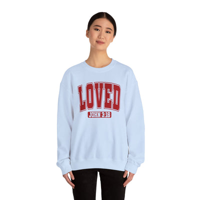 Loved John 3:16 Sweatshirt (GILDAN)