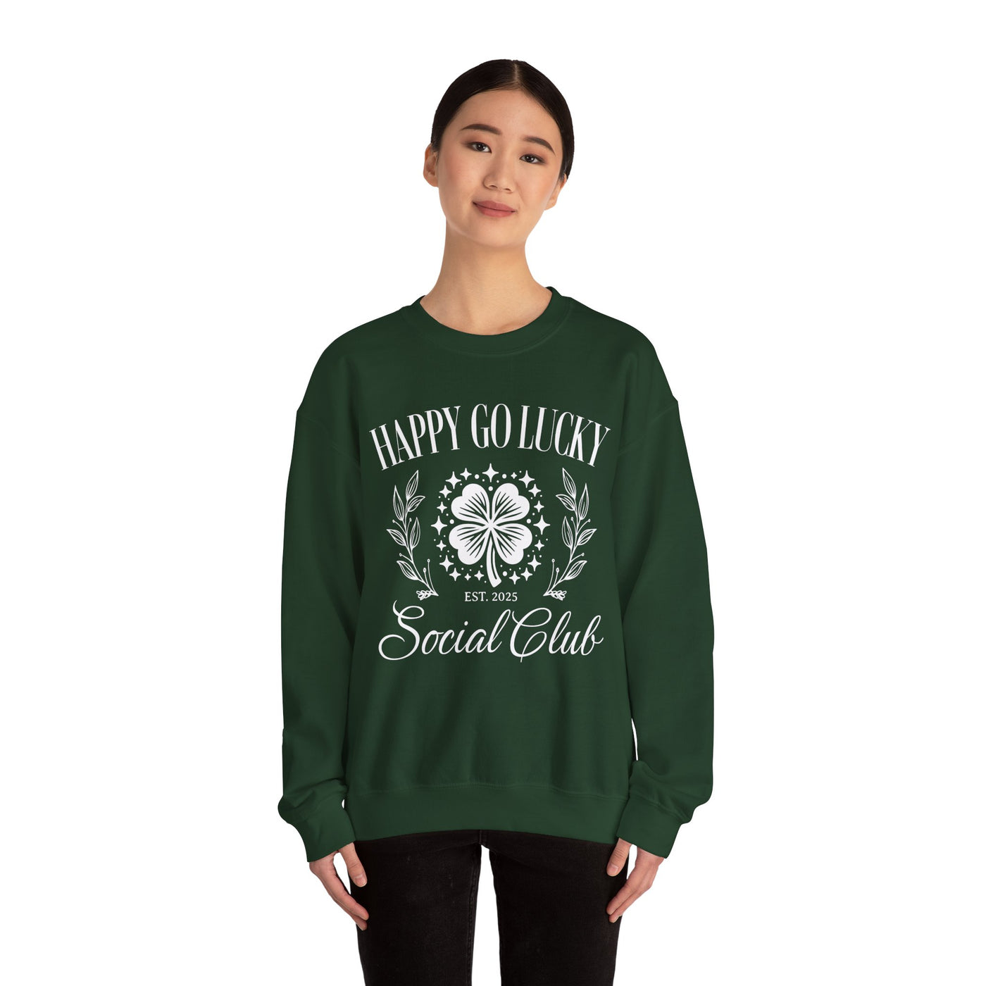 Happy Go Lucky Social Club Sweatshirt (GILDAN)