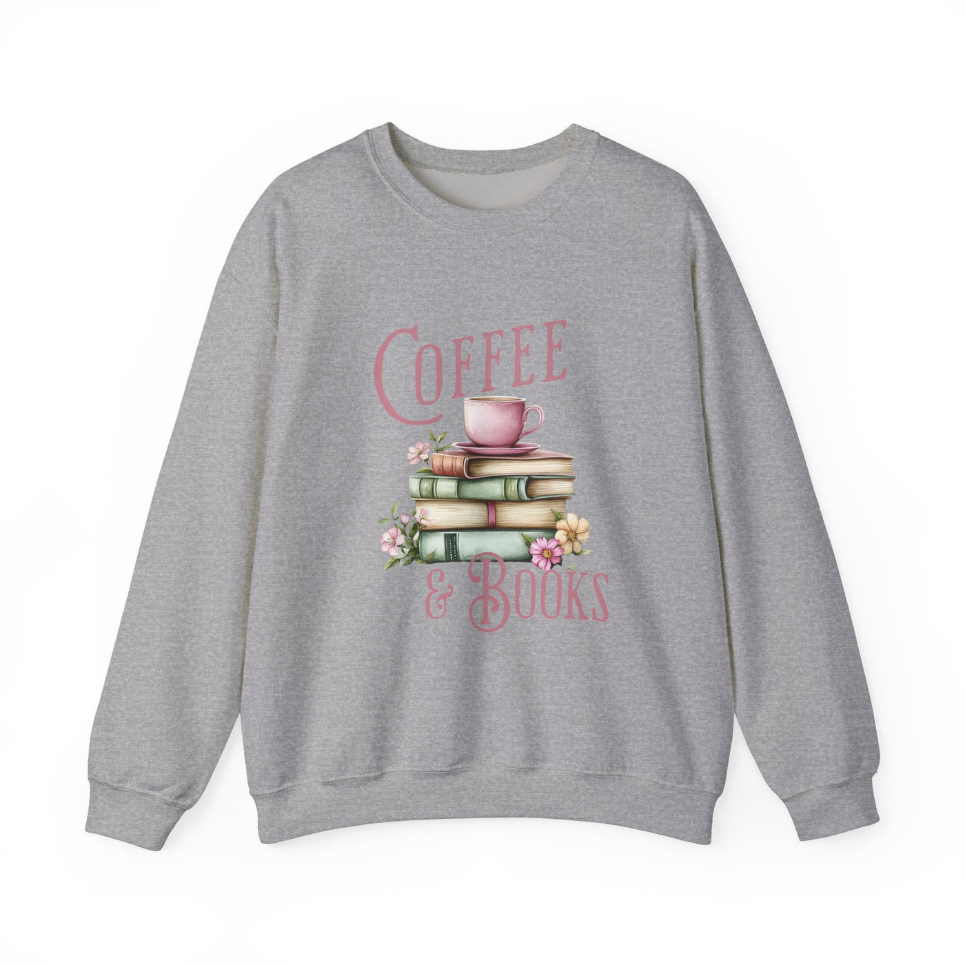 Coffee & Books Sweatshirt (GILDAN)