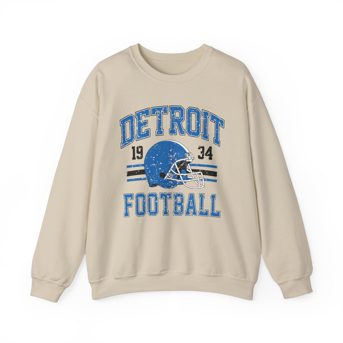 Detroit Football 1934 Distressed Sweatshirt (GILDAN)