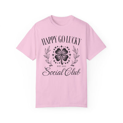 Happy Go Lucky Social Club T-shirt (COMFORT COLORS)