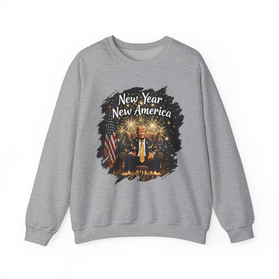 NEW YEAR NEW AMERICA SWEATSHIRT (GILDAN)