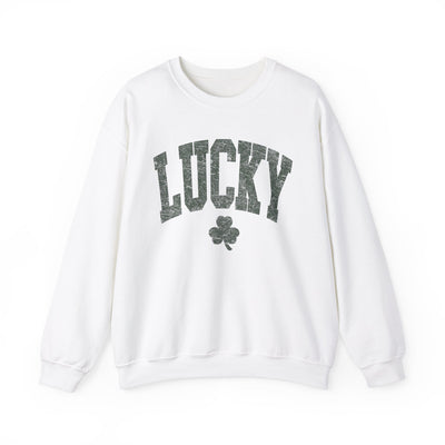 Lucky Sweatshirt - distressed  (GILDAN)