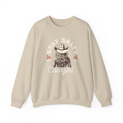 Stay Salty Cowgirl Sweatshirt (GILDAN)