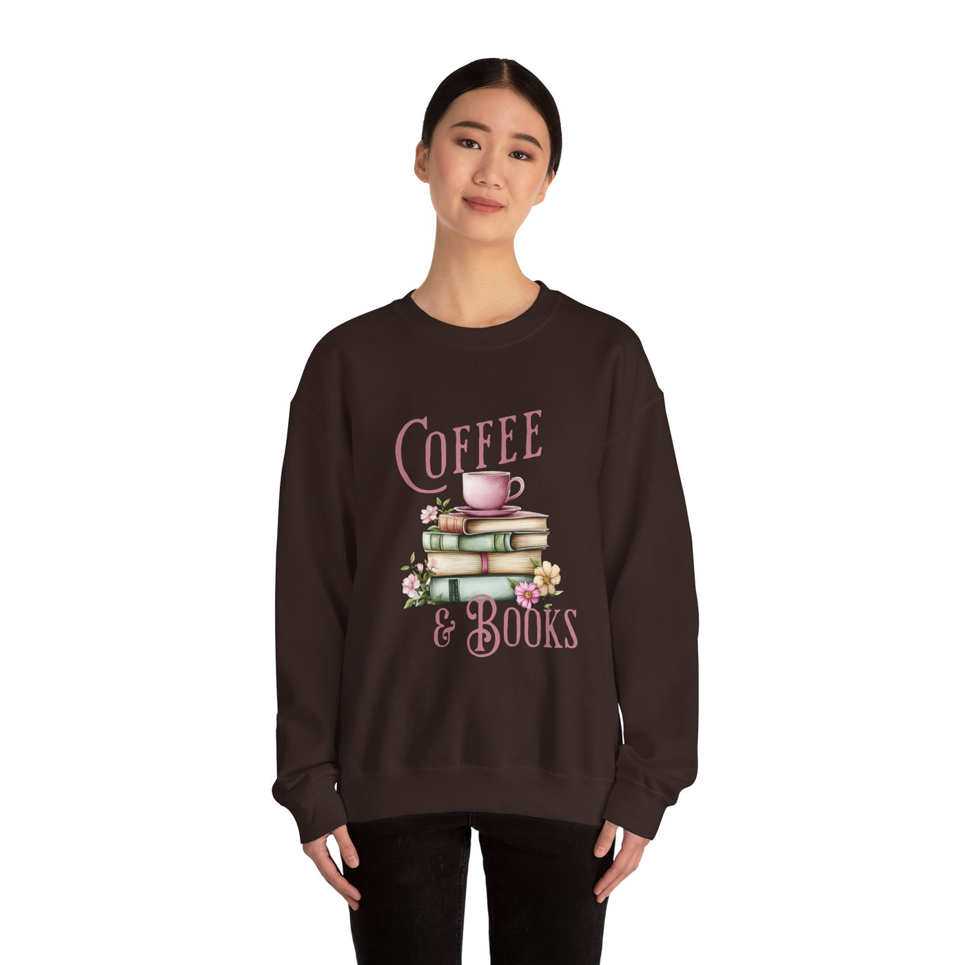 Coffee & Books Sweatshirt (GILDAN)