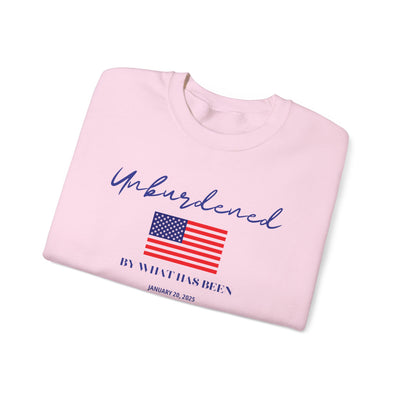 OFFICIALLY UNBURDENED BY WHAT HAS BEEN FLAG SWEATSHIRT (GILDAN)