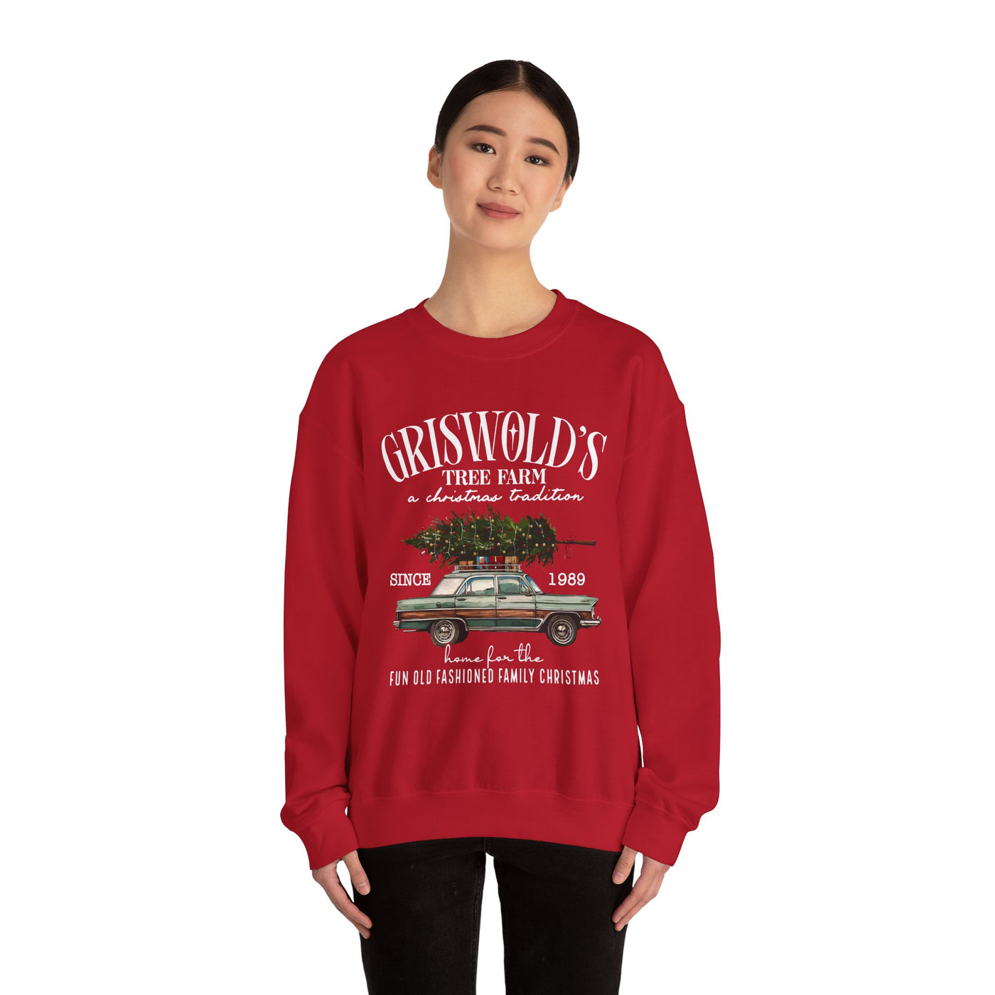 GRISWOLD'S CHRISTMAS TREE FARM SWEATSHIRT (GILDAN)