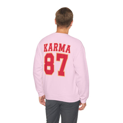 87 Karma 2 Sided Print Sweatshirt (GILDAN)