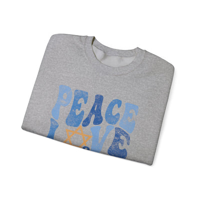 PEACE LOVE AND LIGHT VINTAGE SWEATSHIRT (GILDAN)