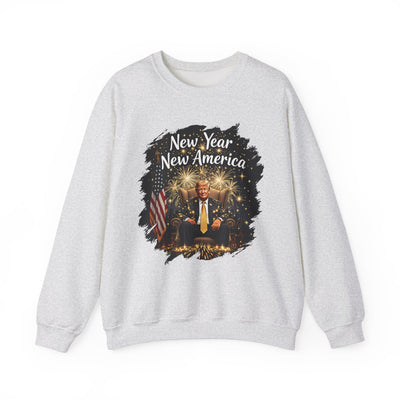 NEW YEAR NEW AMERICA SWEATSHIRT (GILDAN)