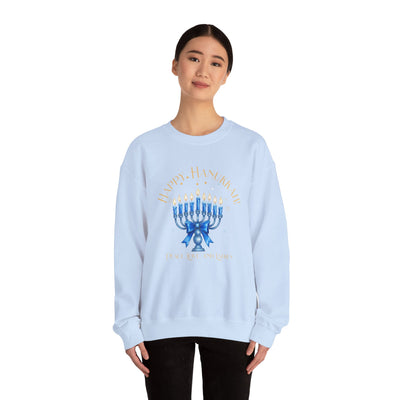 HAPPY HANUKKAH SWEATSHIRT (GILDAN)