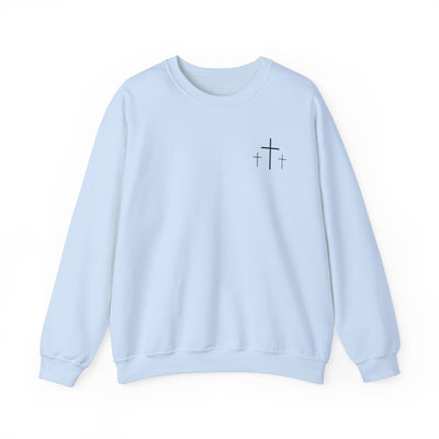 FAITH OVER FEAR SWEATSHIRT 2 SIDED PRINT (GILDAN)