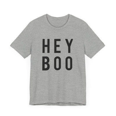 HEY BOO HALLOWEEN TEE (Bella and Canvas)