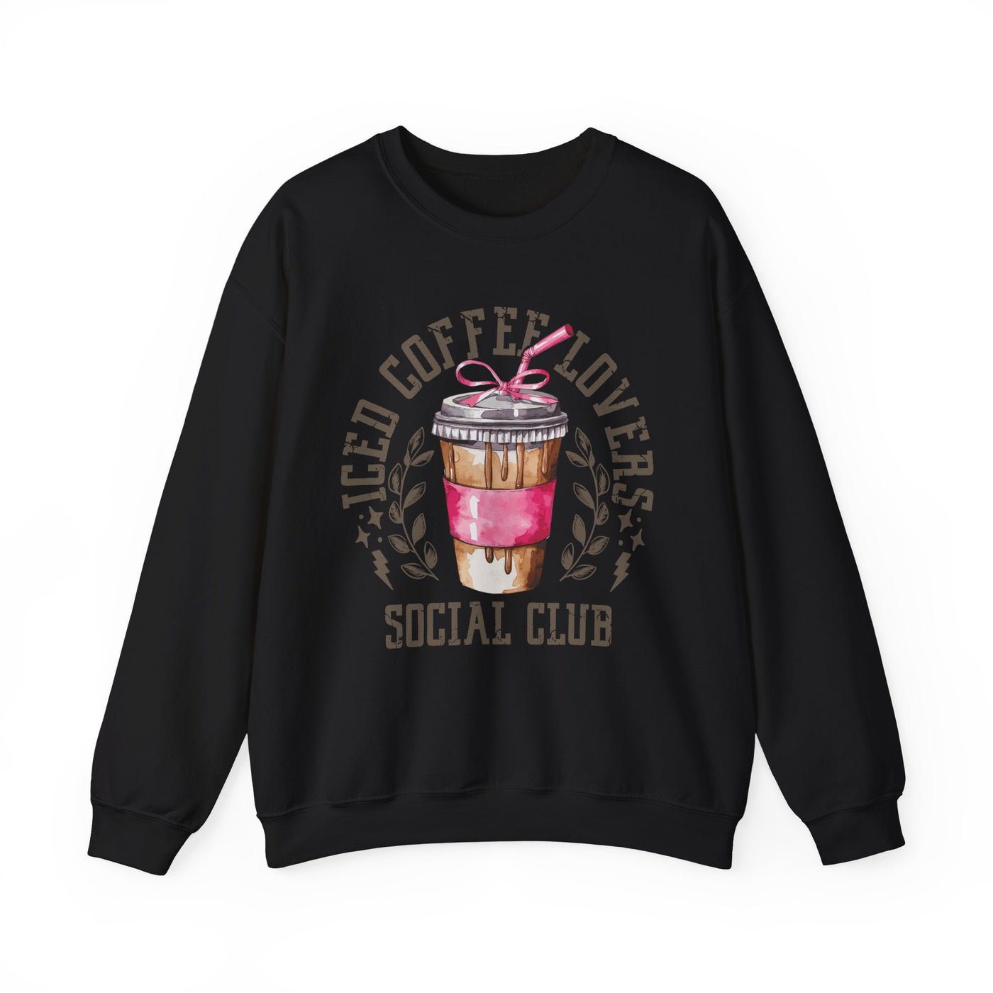 Iced Coffee Lovers Social Club Sweatshirt (GILDAN)