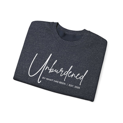 UNBURDENED BY WHAT HAS BEEN SWEATSHIRT (GILDAN)