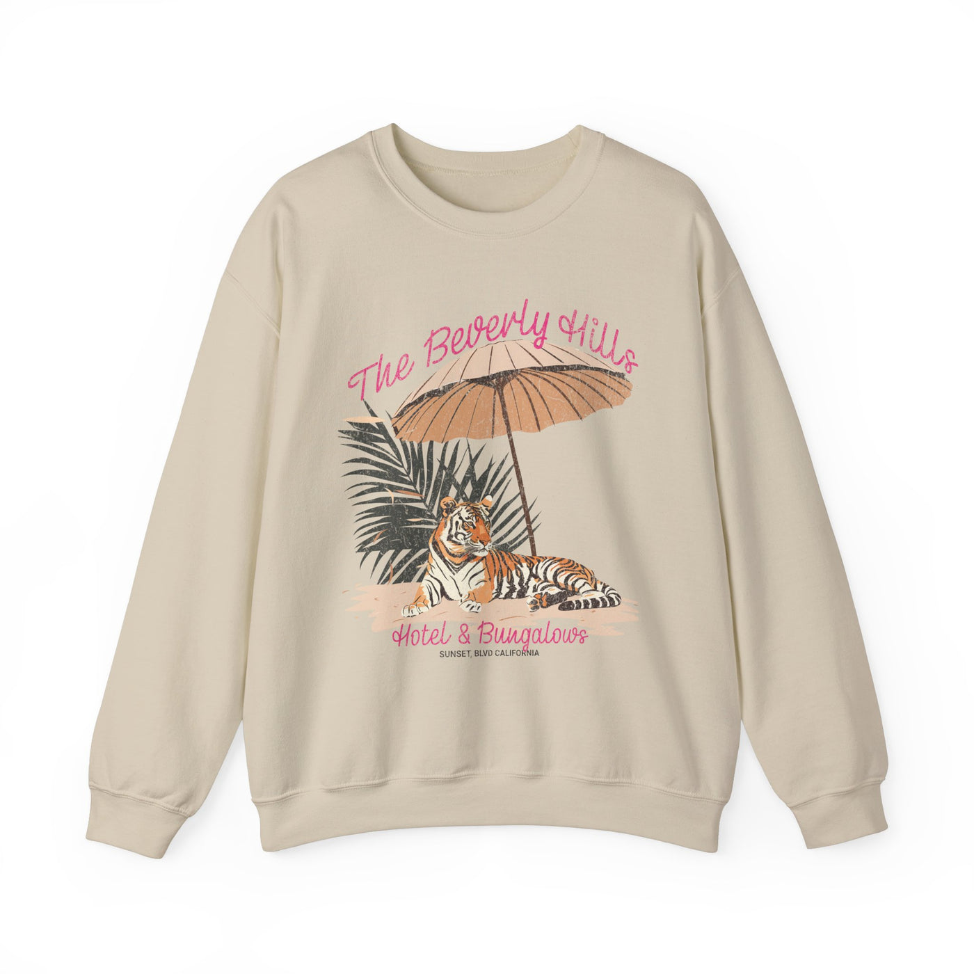 Beverly Hills Hotel & Bungalows Graphic Sweatshirt (GILDAN)