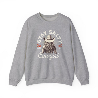 Stay Salty Cowgirl Sweatshirt (GILDAN)