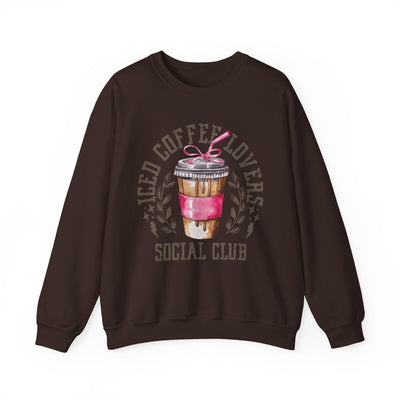 Iced Coffee Lovers Social Club Sweatshirt (GILDAN)