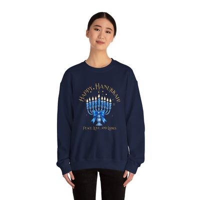 HAPPY HANUKKAH SWEATSHIRT (GILDAN)