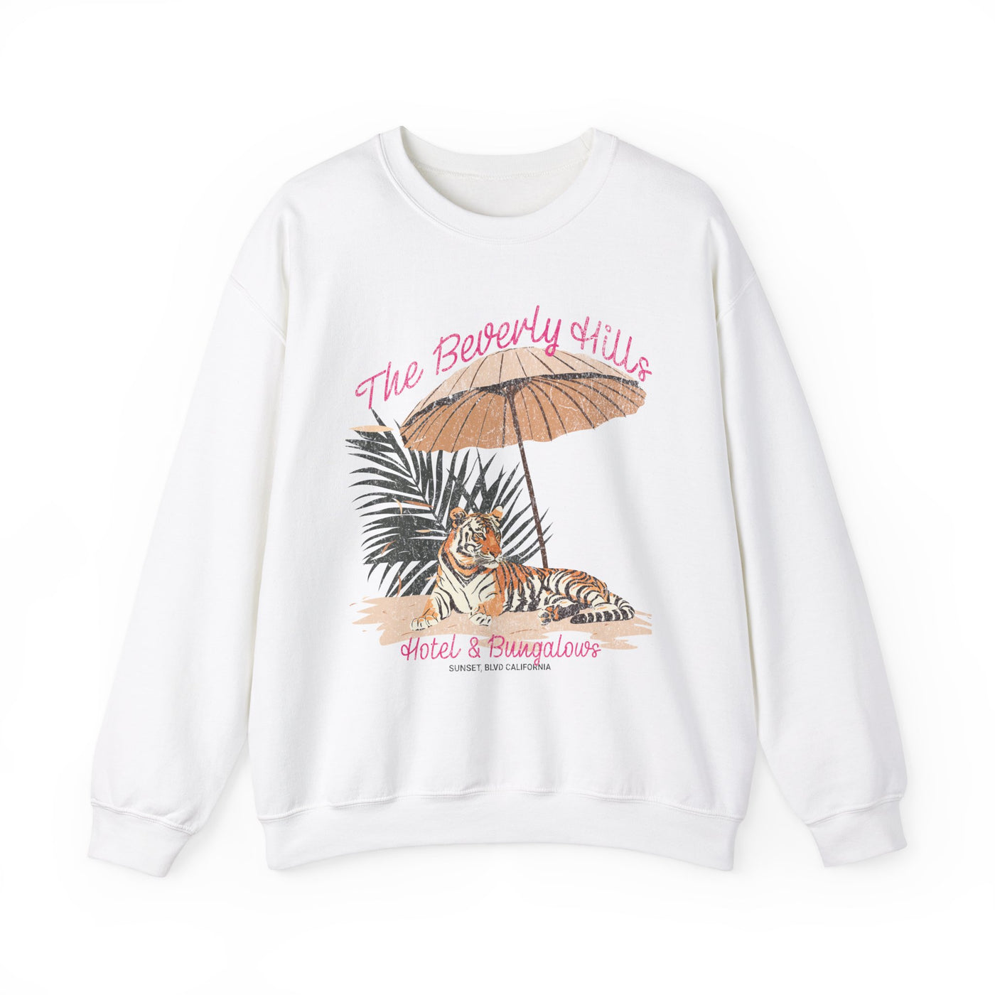 Beverly Hills Hotel & Bungalows Graphic Sweatshirt (GILDAN)