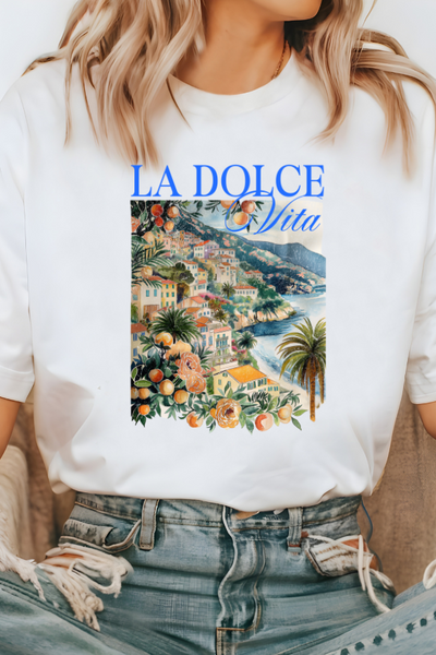 LA DOLCE VITA TEE (Bella and Canvas)