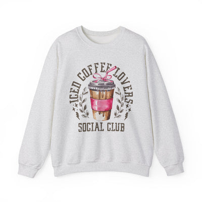 Iced Coffee Lovers Social Club Sweatshirt (GILDAN)