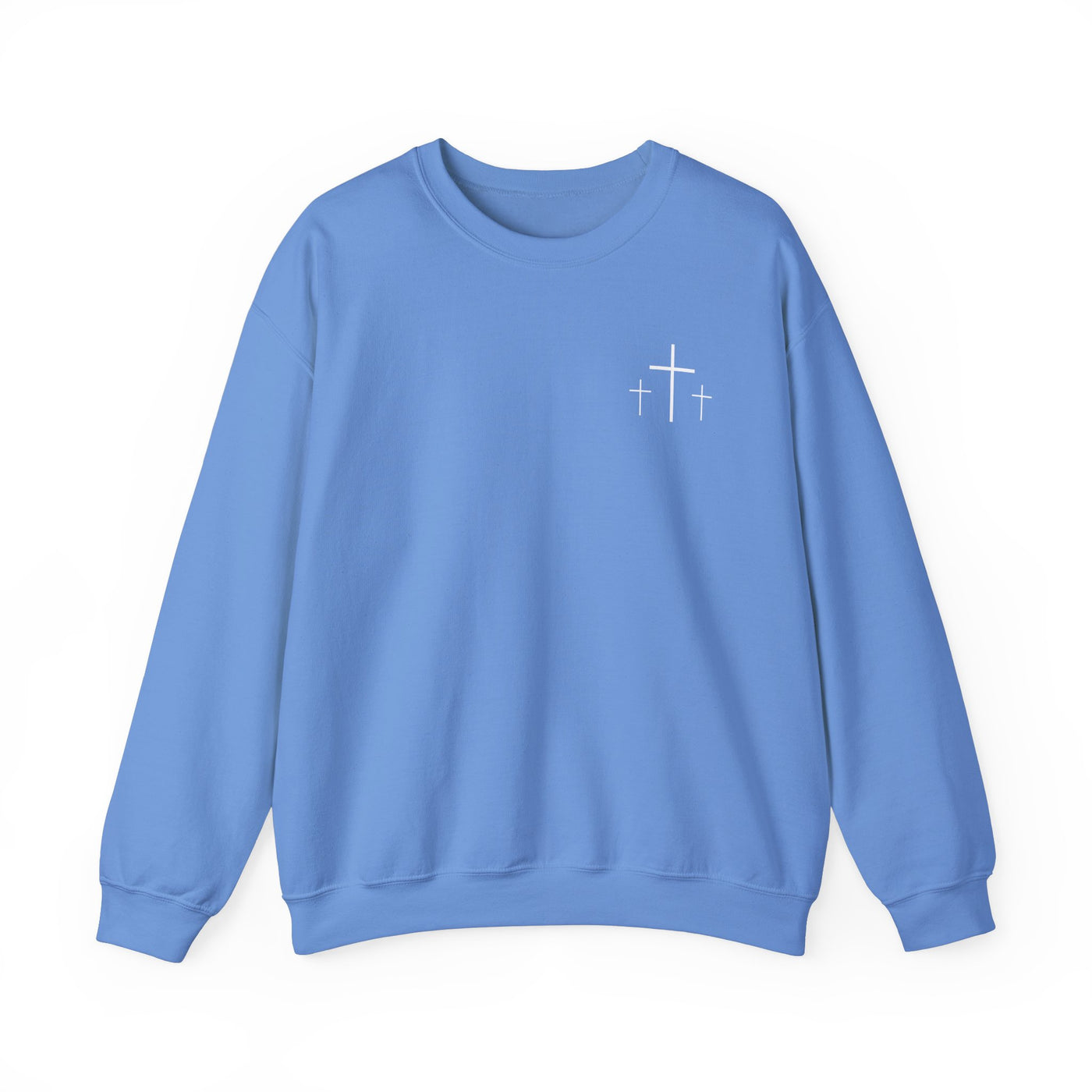 FAITH OVER FEAR SWEATSHIRT 2 SIDED PRINT (GILDAN)