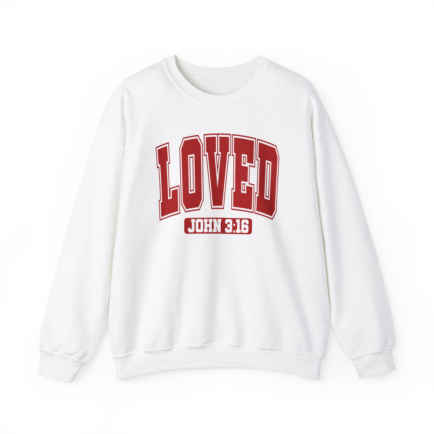 Loved John 3:16 Sweatshirt (GILDAN)