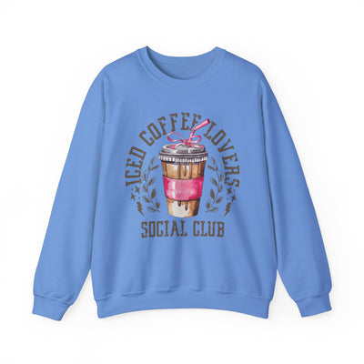 Iced Coffee Lovers Social Club Sweatshirt (GILDAN)