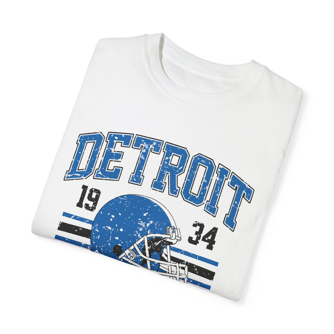 Detroit Football 1934 Distressed T-shirt (Comfort Colors)