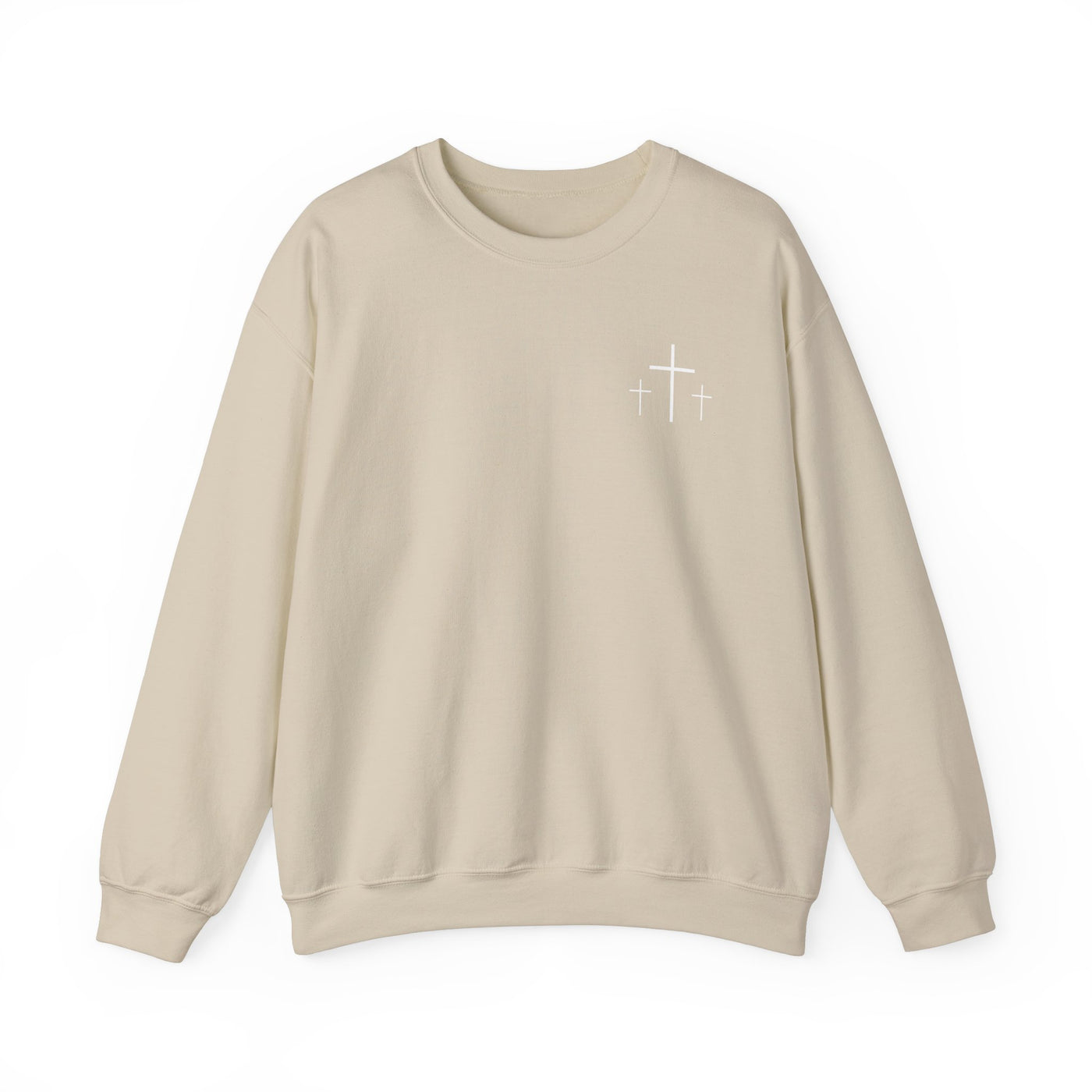 FAITH OVER FEAR SWEATSHIRT 2 SIDED PRINT (GILDAN)