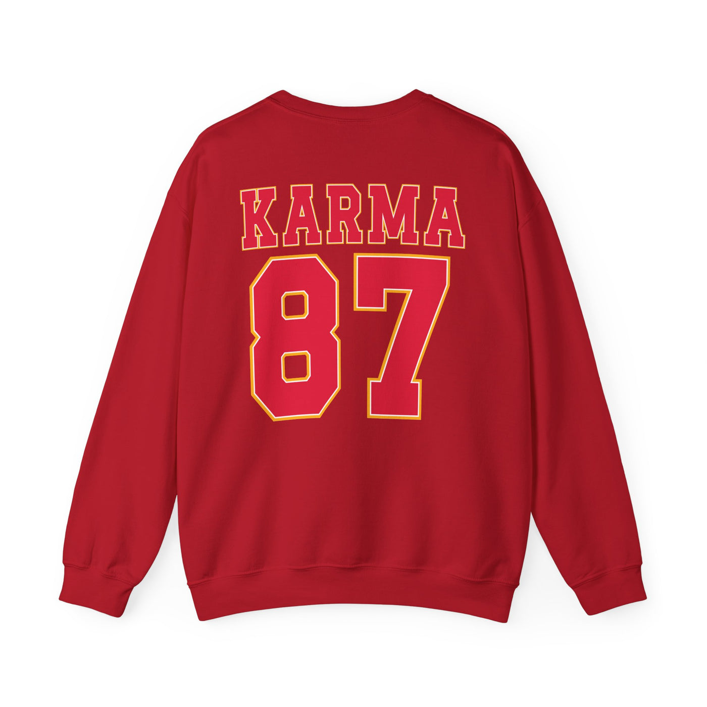 87 Karma 2 Sided Print Sweatshirt (GILDAN)