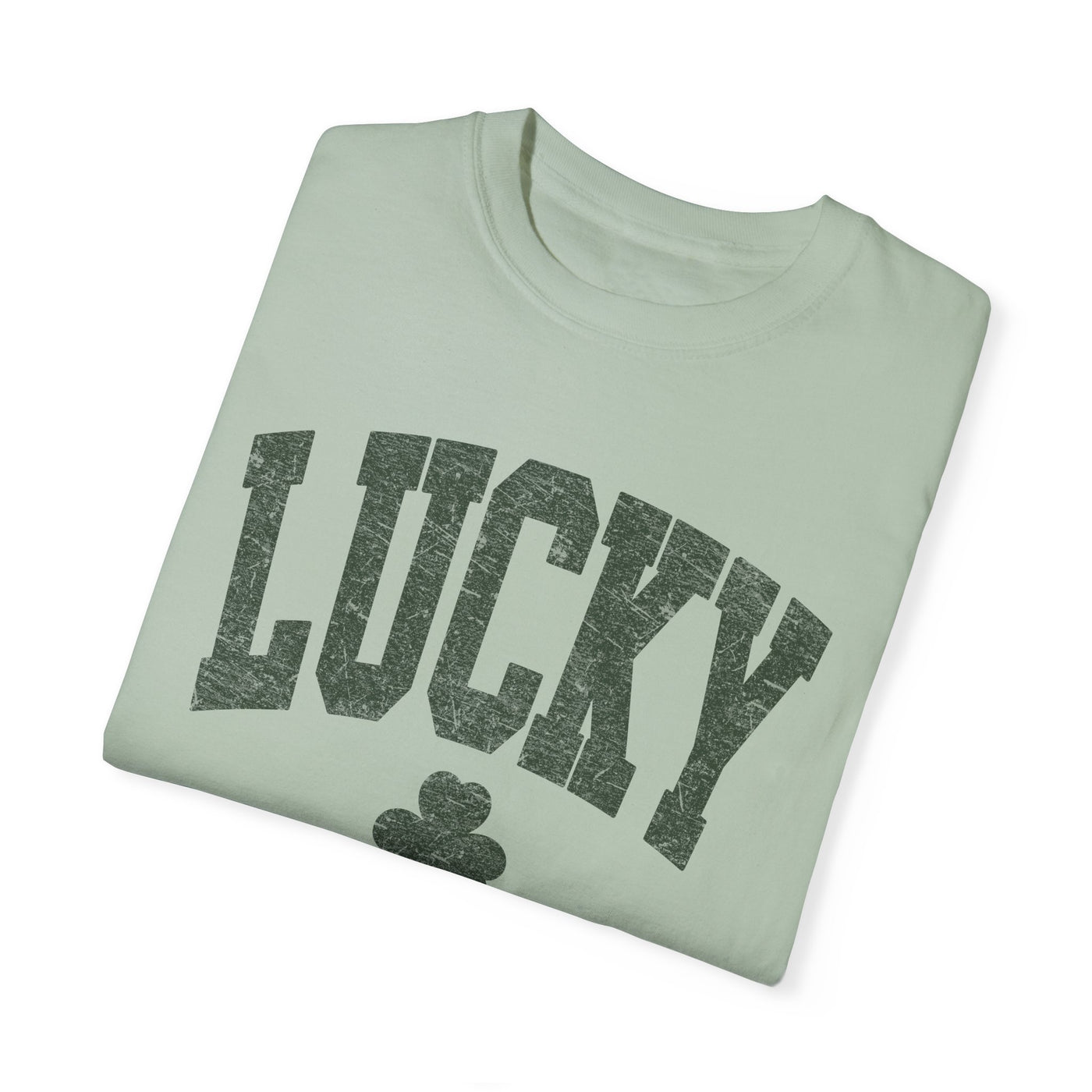 Lucky T-shirt - distressed (Comfort Colors)